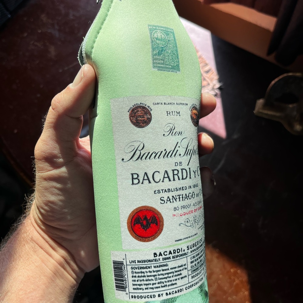 Bacardi Rum Bottle Sleeve